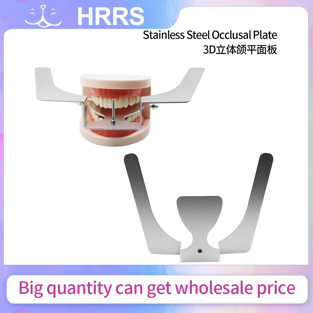3D Dental Stainless Steel Occlusal Plate Maxillary Cast Jaw Fox Flat Steel Plate Full Dentures Can Be Sterilized
3D Dental Stainless Steel Occlusal Plate Maxillary Cast Jaw Fox Flat Steel Plate Full Dentures Can Be Sterilized