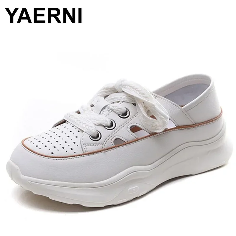 Women Sneakers Summer Hollow Genuine Leather Shoes Lace-Up Candy Color Lightweight Comfort Casual Sneakers Ladies
Women Sneakers Summer Hollow Genuine Leather Shoes Lace-Up Candy Color Lightweight Comfort Casual Sneakers Ladies
