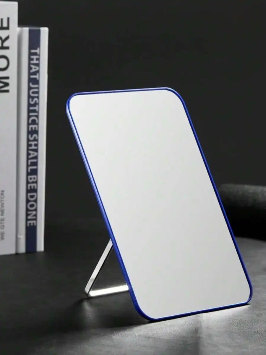 Desktop Makeup Mirror 8 X 5 Inches With Foldable Stand And Hanging Hole For Shaving Travel
Desktop Makeup Mirror 8 X 5 Inches With Foldable Stand And Hanging Hole For Shaving Travel