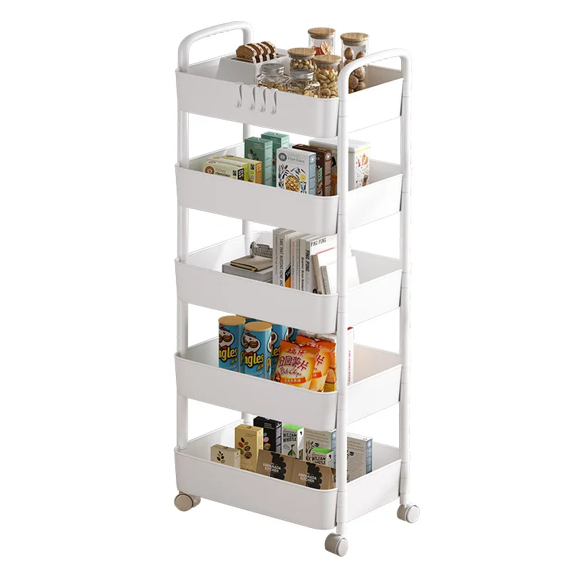 Movable kitchen shelf floor-to-floor multi-layer crevice household cart fruit and vegetable basket storage storage shelf
Movable kitchen shelf floor-to-floor multi-layer crevice household cart fruit and vegetable basket storage storage shelf