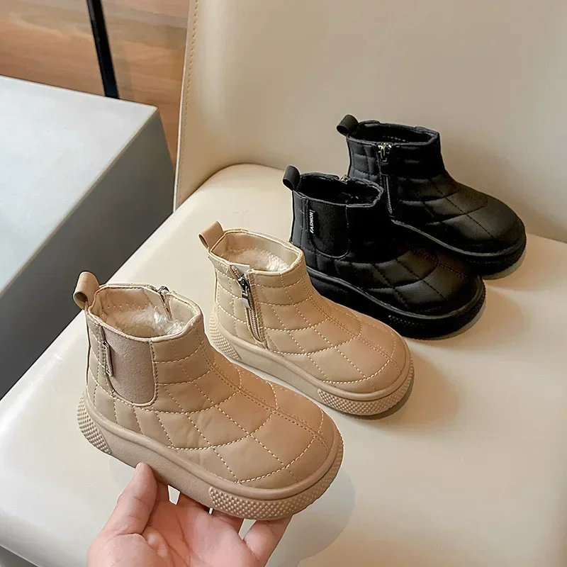 New Children's Platform Snow Boot Fashion Winter Girls Cotton Boots Causal Warm Versatile Kids Outdoor Boys Plush Ankle Boots
New Children's Platform Snow Boot Fashion Winter Girls Cotton Boots Causal Warm Versatile Kids Outdoor Boys Plush Ankle Boots