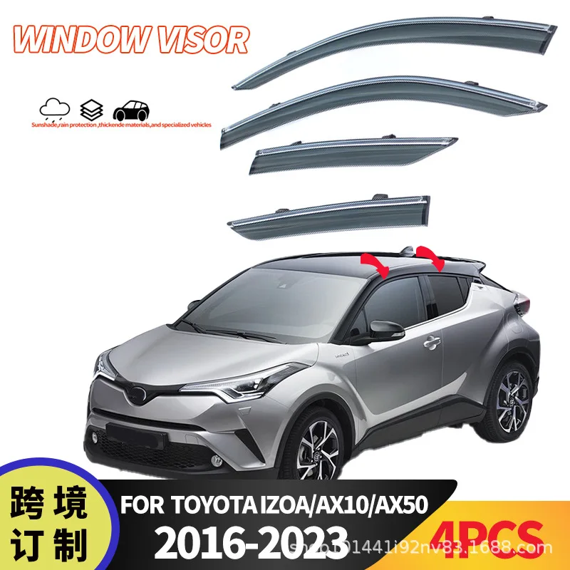 Suitable for TOYOTA C-HR window weather shield TOYOTA CHR 2016-2023 Window visors
Suitable for TOYOTA C-HR window weather shield TOYOTA CHR 2016-2023 Window visors
