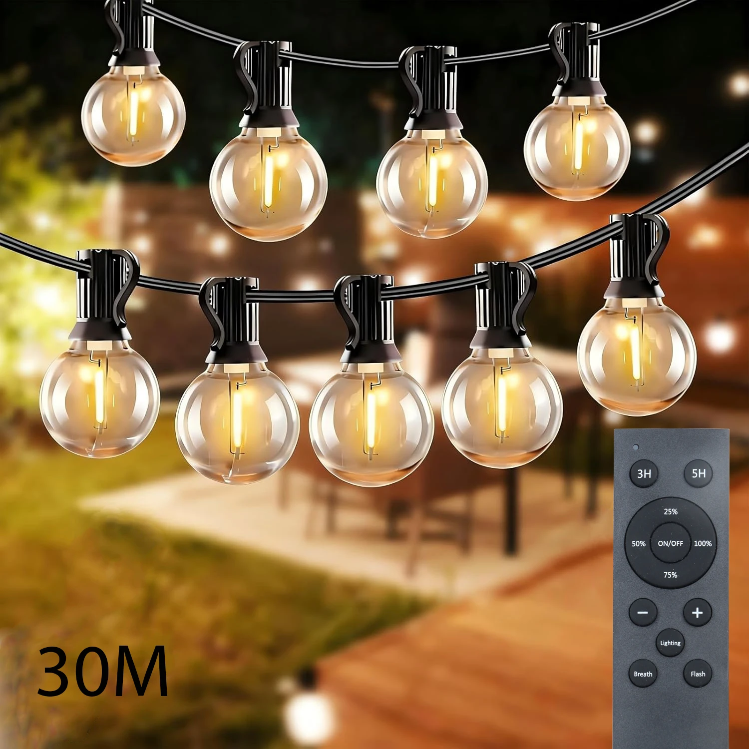 Festoon G40 LED Remote Globe String Fairy Lights Outdoor For Christmas Party Garden Birthday Garland Street Patio Decor Lamps
Festoon G40 LED Remote Globe String Fairy Lights Outdoor For Christmas Party Garden Birthday Garland Street Patio Decor Lamps