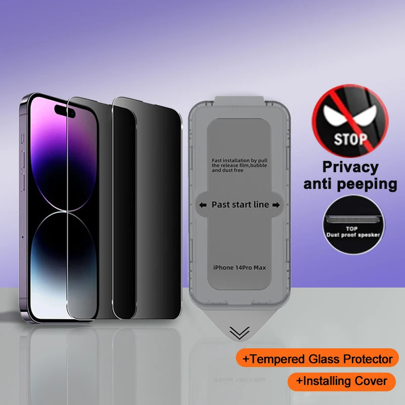 MORHOH 0.3mm Crystal HD Tempered Glass for iPhone 15 14 13 12 Pro Max Screen Protector With Cleaning Kit Anti Peeping Dust-Proof
MORHOH 0.3mm Crystal HD Tempered Glass for iPhone 15 14 13 12 Pro Max Screen Protector With Cleaning Kit Anti Peeping Dust-Proof