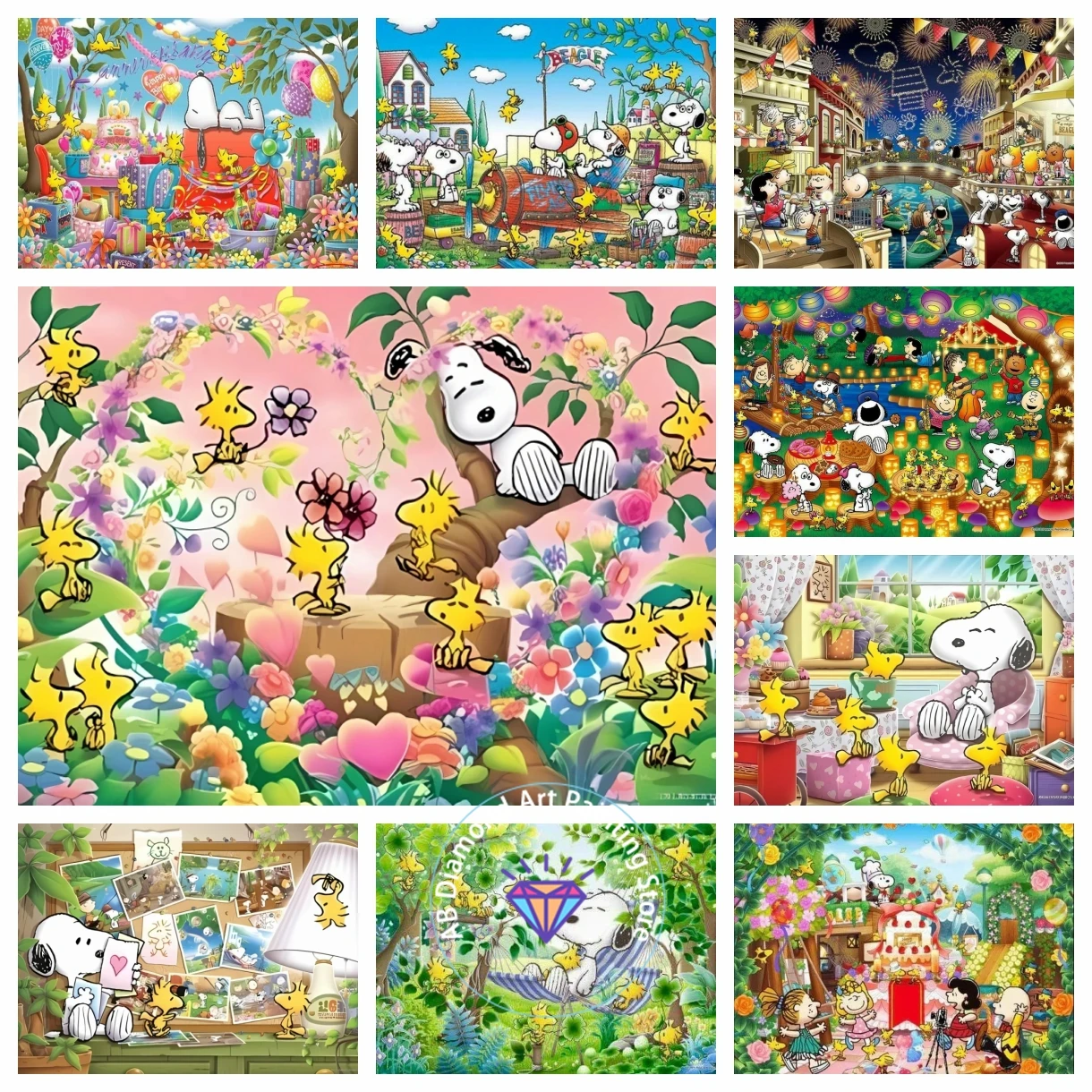 AB Diamond Painting 5D Art Kawaii Snoopy Cute Cartoon Dog Cross Stitch Creation Mosaic Embroidery Home New Arrivals Children's
AB Diamond Painting 5D Art Kawaii Snoopy Cute Cartoon Dog Cross Stitch Creation Mosaic Embroidery Home New Arrivals Children's