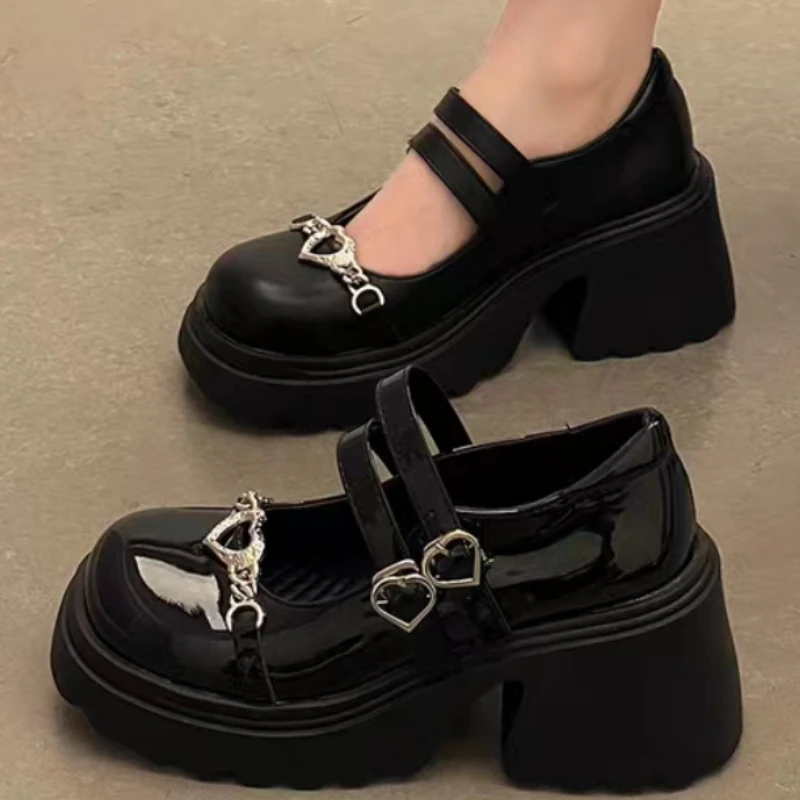 Women Elegant Fashion Comfortable Platform Mary Janes sneakers Woman Metal Decoration Chunky Heels Pumps 2024 sneakers for Women
Women Elegant Fashion Comfortable Platform Mary Janes sneakers Woman Metal Decoration Chunky Heels Pumps 2024 sneakers for Women