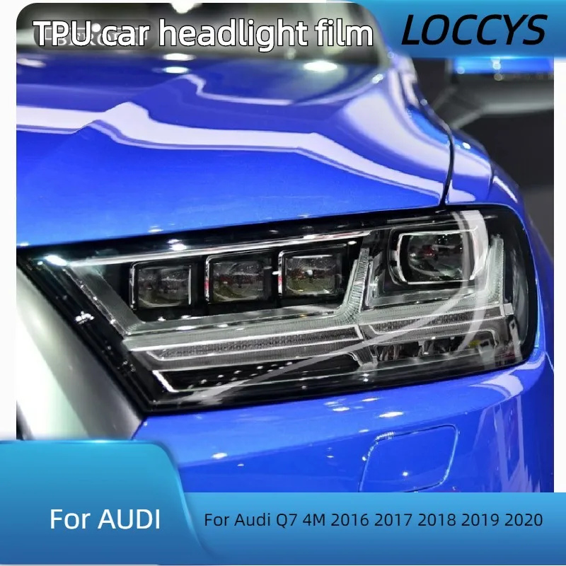 For Audi Q7 4M 2016 2017 2018 2019 2020 Car Headlight Tint Black Vinyl Protective Film Transparent TPU Sticker Accessories
For Audi Q7 4M 2016 2017 2018 2019 2020 Car Headlight Tint Black Vinyl Protective Film Transparent TPU Sticker Accessories