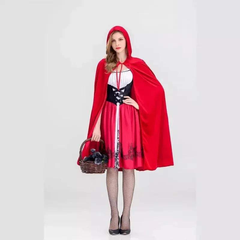 Cute Girl European And American Halloween Little Red Riding Hood Costume Adult Cosplay Clothing Party Packaging
Cute Girl European And American Halloween Little Red Riding Hood Costume Adult Cosplay Clothing Party Packaging