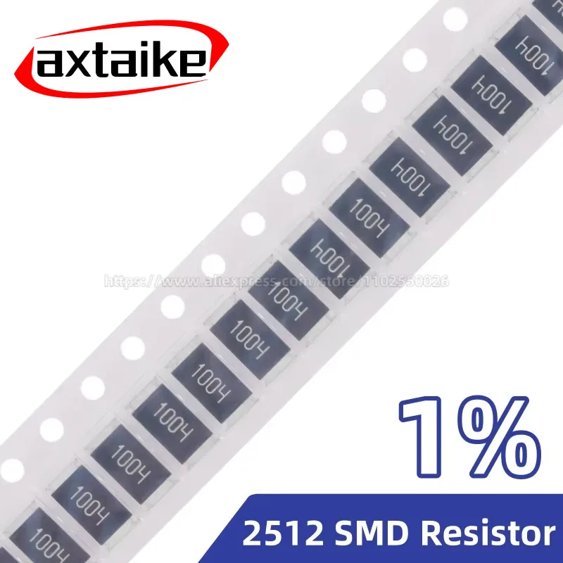 50PCS 1% 2512 SMD Resistor 0R ~ 10M 1W 1 10 100 150 220 330 470 510 680 910 Ohm Ω 1K 2.2K 10K 100K 1R 10R 100R 220R 330R 1M 1003
50PCS 1% 2512 SMD Resistor 0R ~ 10M 1W 1 10 100 150 220 330 470 510 680 910 Ohm Ω 1K 2.2K 10K 100K 1R 10R 100R 220R 330R 1M 1003