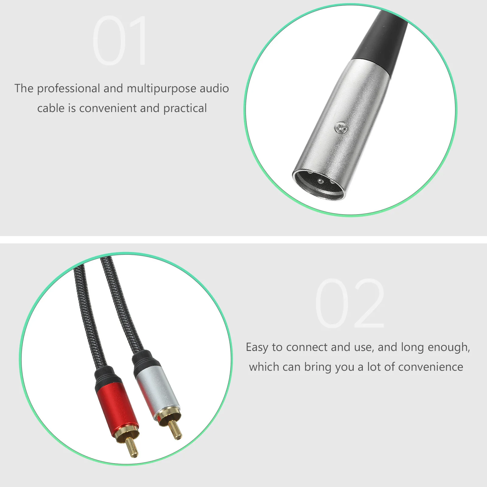 Xlr To Audio Cable 3 Pin Microphone Cord For Amplifier Speaker Sound System Signal Transmission 3 Pin Microphone Wire Adapter
Xlr To Audio Cable 3 Pin Microphone Cord For Amplifier Speaker Sound System Signal Transmission 3 Pin Microphone Wire Adapter