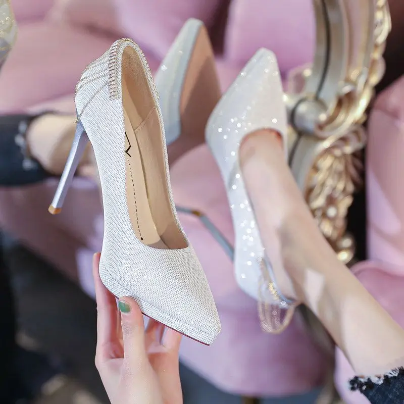 Pointed Toe Stilito Super High Heel Shoes for Women Spring and Autumn 39 Stylish Tassel Quick Delivery Young Woman Pumps On Sale
Pointed Toe Stilito Super High Heel Shoes for Women Spring and Autumn 39 Stylish Tassel Quick Delivery Young Woman Pumps On Sale