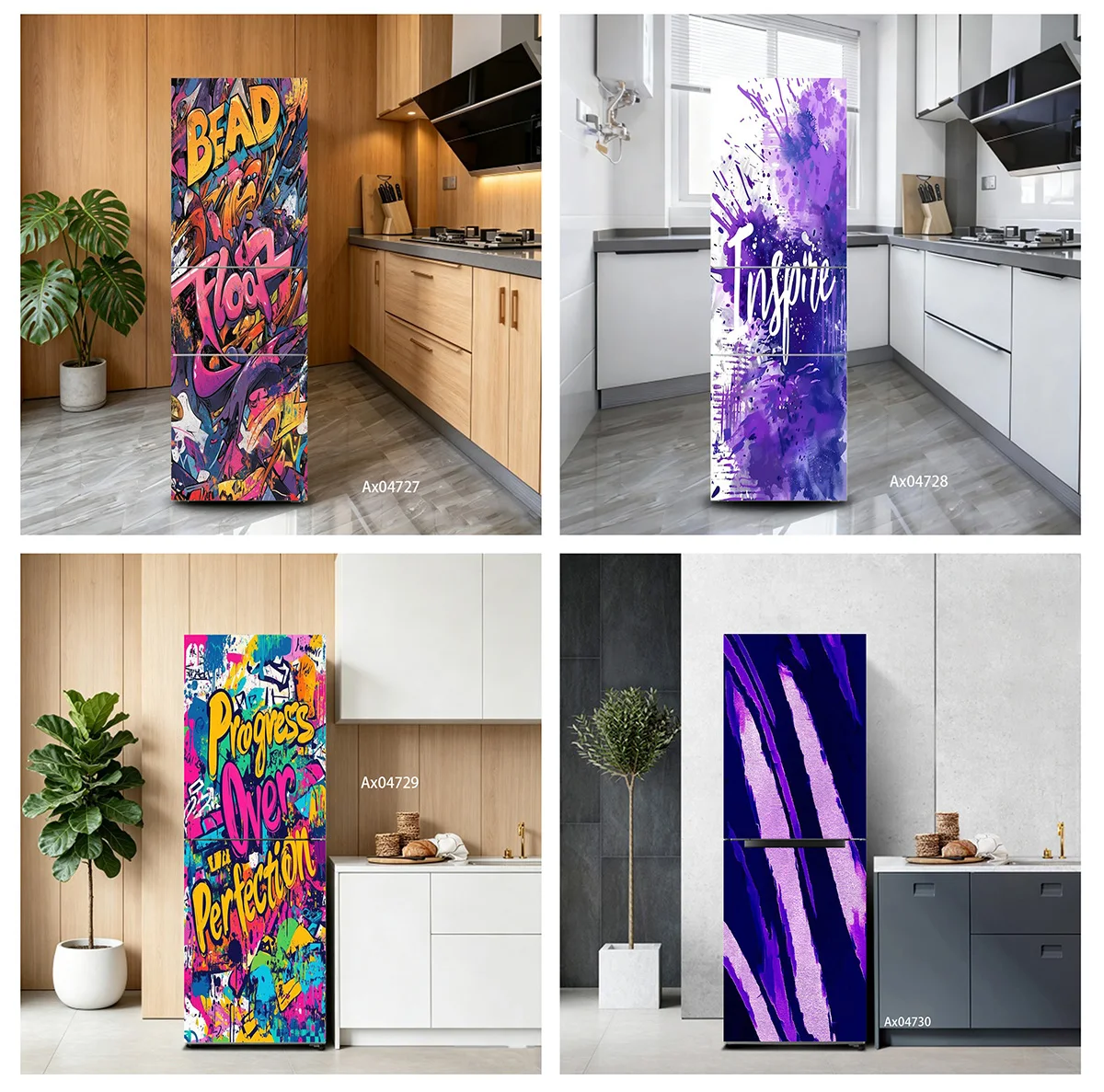 Urban Inspirational Quote Spray Paint Graffiti Art Fridge Wrap Stickers Waterproof Vinyl Sticker for Kitchen Refrigerator Crafts
Urban Inspirational Quote Spray Paint Graffiti Art Fridge Wrap Stickers Waterproof Vinyl Sticker for Kitchen Refrigerator Crafts