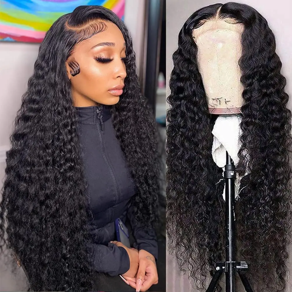 32 Inch Deep curly Wave 13x4 Lace Front Human Hair Wig 200% Remy Curl 360 Full Lace Frontal Wig Human Hair For Black Women
32 Inch Deep curly Wave 13x4 Lace Front Human Hair Wig 200% Remy Curl 360 Full Lace Frontal Wig Human Hair For Black Women