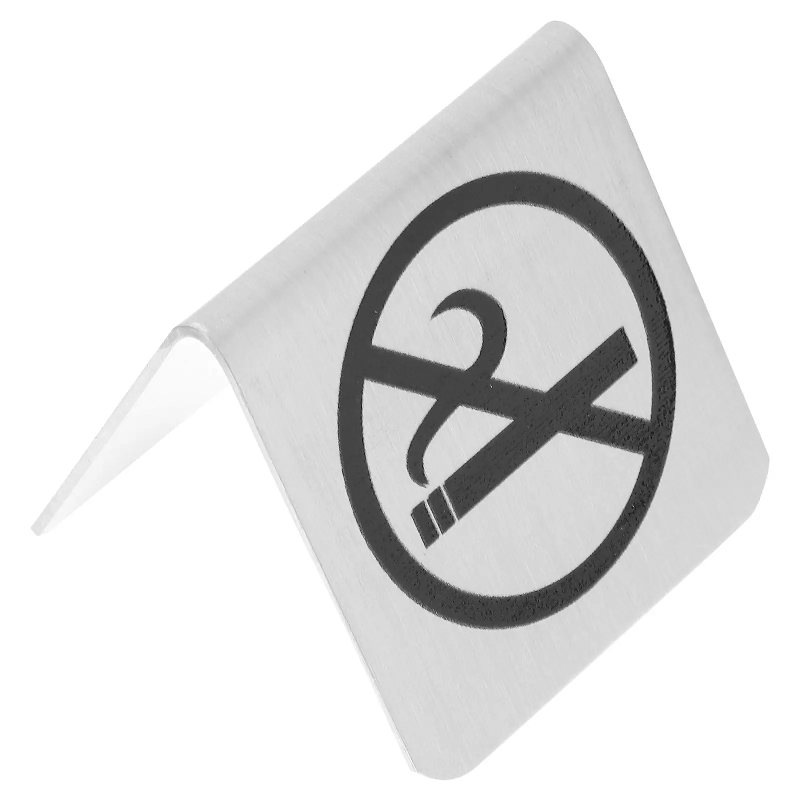 No Smoking Sign Practical No-smoking Table Board Indoor Reminder Stainless Steel Desk Reminding
No Smoking Sign Practical No-smoking Table Board Indoor Reminder Stainless Steel Desk Reminding