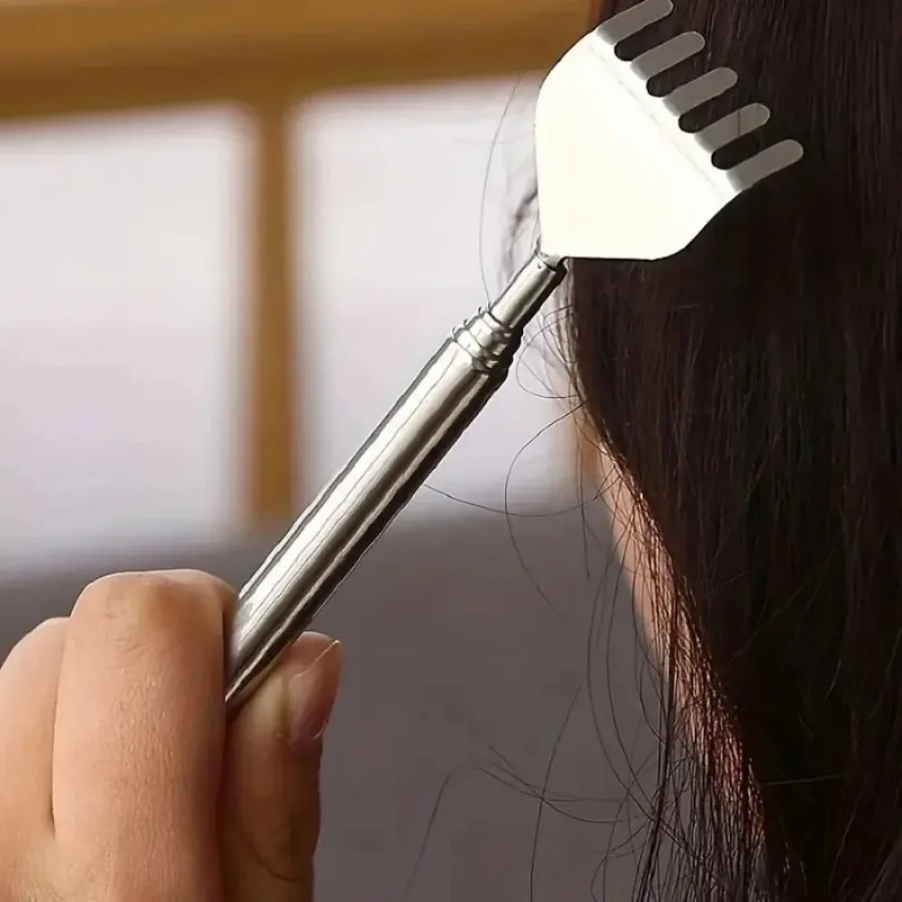 Pocket Back Scratcher with Clip – Retractable Stainless Steel Itch Reliever for Travel, Office, Home Use
Pocket Back Scratcher with Clip – Retractable Stainless Steel Itch Reliever for Travel, Office, Home Use