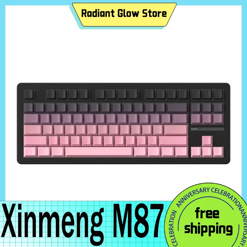 Xinmeng M87prov2 Mechanical Keyboard Wireless Side Prined Three-Mode Keyboard Rgb Custom Keyboard For Office Computer Gifts
Xinmeng M87prov2 Mechanical Keyboard Wireless Side Prined Three-Mode Keyboard Rgb Custom Keyboard For Office Computer Gifts