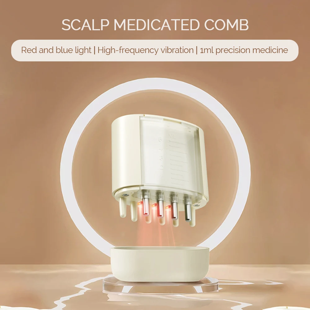 Electric Head Scalp Massager Hair Growth Waterproof Head Scratcher Scalp Treatment Applicator Oil Serum Comb Hair Roots Brush
Electric Head Scalp Massager Hair Growth Waterproof Head Scratcher Scalp Treatment Applicator Oil Serum Comb Hair Roots Brush
