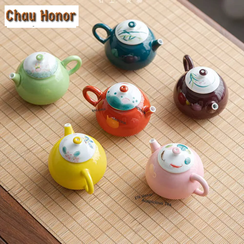 110ml Luxury Hand-painted Orchid Teapot Small White Porcelain Pot Tea Soaking Kettle with Infuser Chinese Kung Fu Teaset Gifts
110ml Luxury Hand-painted Orchid Teapot Small White Porcelain Pot Tea Soaking Kettle with Infuser Chinese Kung Fu Teaset Gifts