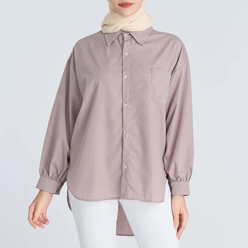 Women's Long Sleeve Muslim Abayat Kaftan, Solid Top, Pocket Decoration, Women's Basic Shirt, Middle East, Muslim, Ramadan Party,
Women's Long Sleeve Muslim Abayat Kaftan, Solid Top, Pocket Decoration, Women's Basic Shirt, Middle East, Muslim, Ramadan Party,