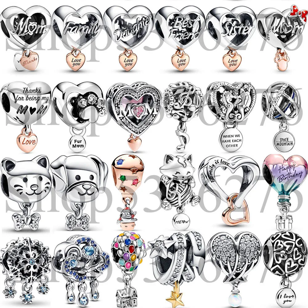 925 Sterling Silver Bead Family Daughter Best Friend Sister Mom Mum Charm Fit Fashion Women Bracelet Bangle Gift DIY Jewelry
925 Sterling Silver Bead Family Daughter Best Friend Sister Mom Mum Charm Fit Fashion Women Bracelet Bangle Gift DIY Jewelry