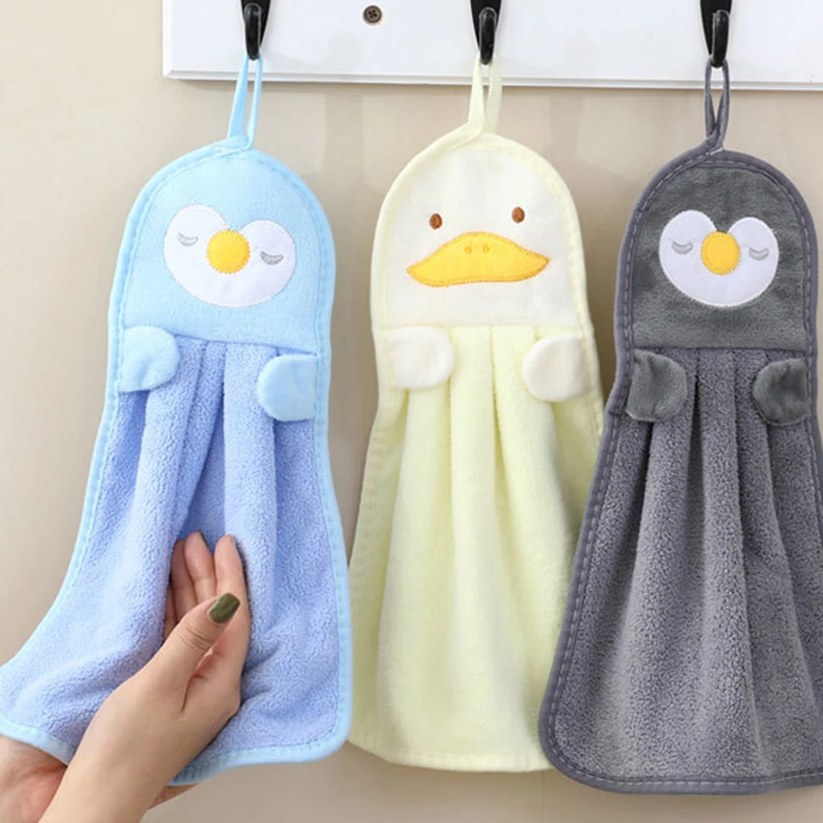 1PC Cute Animal Kids Toddler Hand Towels For Home Bathroom Kitchen With Hanging Loop
1PC Cute Animal Kids Toddler Hand Towels For Home Bathroom Kitchen With Hanging Loop