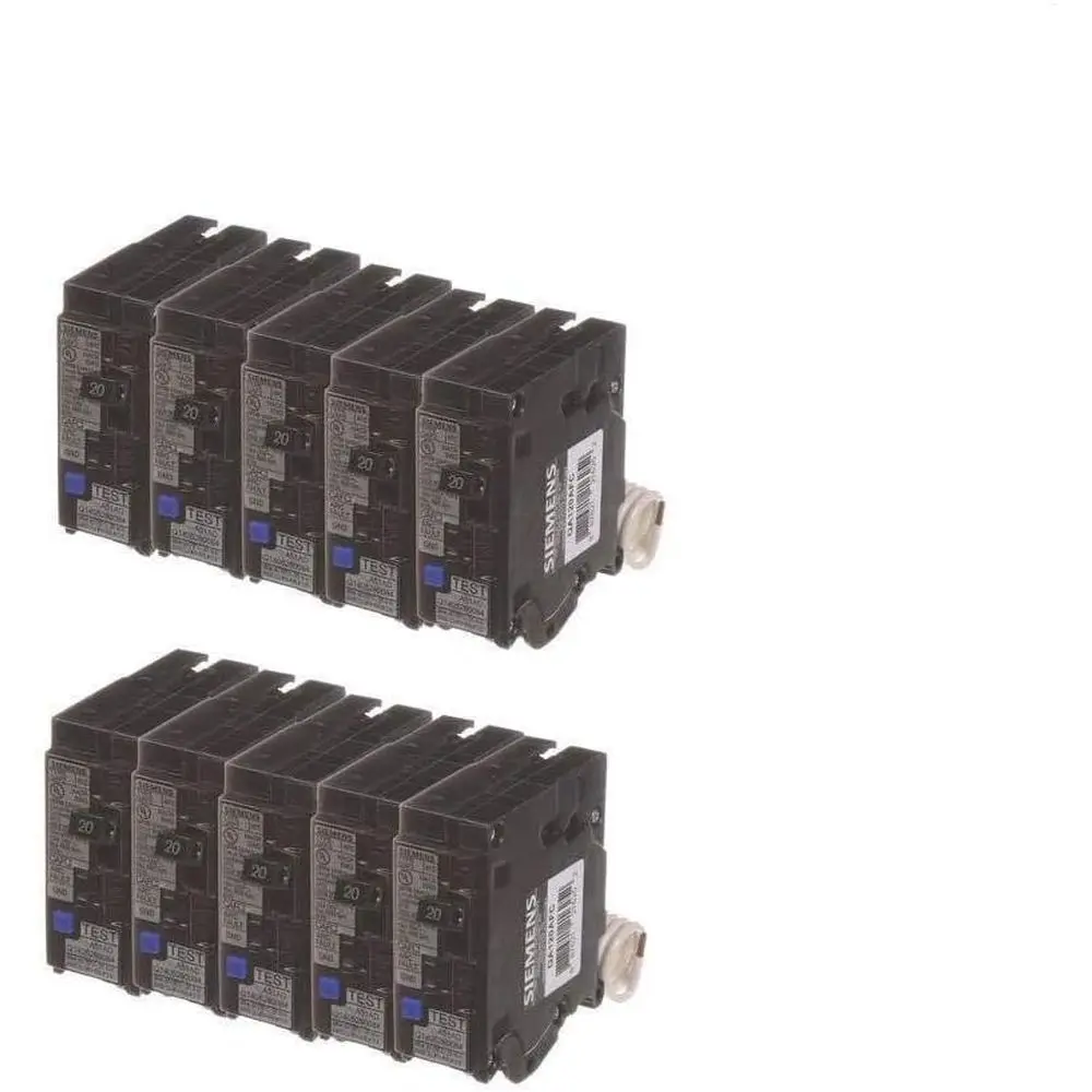 10-Pack 20A Single Pole ACI Combination Circuit Breakers
10-Pack 20A Single Pole ACI Combination Circuit Breakers