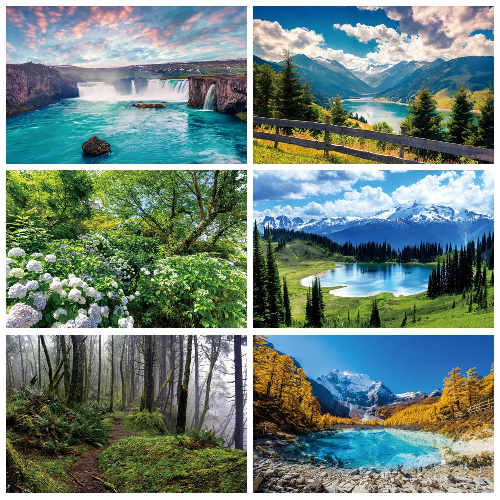 Spring Landscape Photography Backdrop Flower Trees Mountain River Baby Shower Birthday Party Background Decor Photo Studio Props
Spring Landscape Photography Backdrop Flower Trees Mountain River Baby Shower Birthday Party Background Decor Photo Studio Props