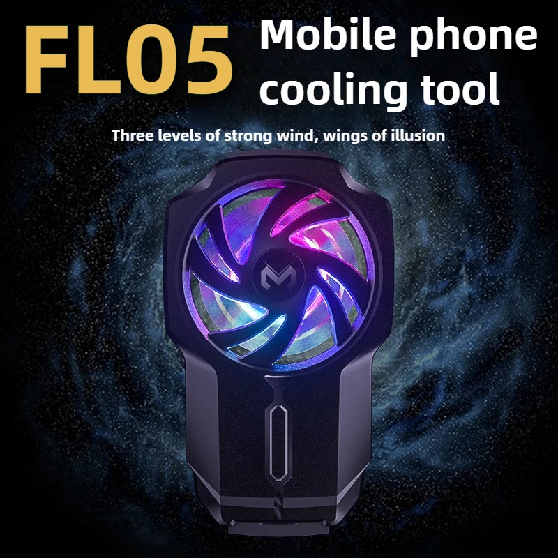 MEMO FL05 ABS 3 Speeds Adjustable Back-clip Air-cooled Cooling Fan with 700mAh Battery PUBG Game Cooler for IOS Android Radiator
MEMO FL05 ABS 3 Speeds Adjustable Back-clip Air-cooled Cooling Fan with 700mAh Battery PUBG Game Cooler for IOS Android Radiator