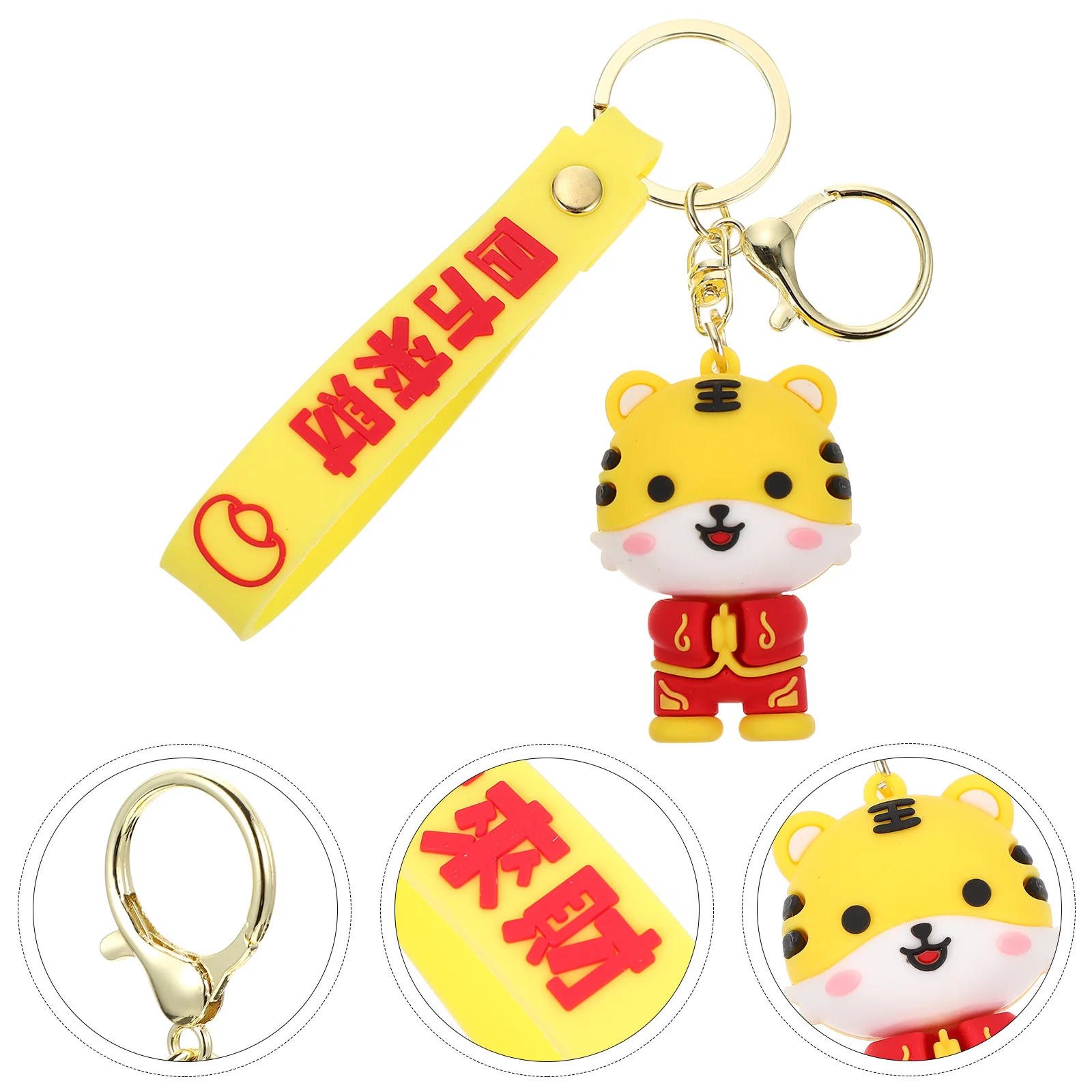 Stylish Tiger Modeling Key Chain Exquisite Craftsmanship Bag Hanging Pendant for Girls Fashionable Animal Design Key Accessory
Stylish Tiger Modeling Key Chain Exquisite Craftsmanship Bag Hanging Pendant for Girls Fashionable Animal Design Key Accessory
