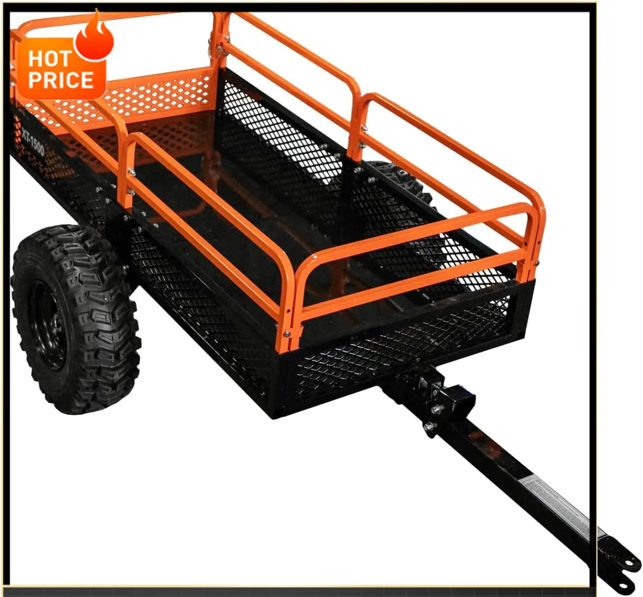 Бестселлер Impact IMPLEMENTS ® Прицеп для квадроциклов/вездеходов/тракторов грузоподъемностью 1500 фунтов с прочным стальным полом, агрессивными шинами и поворотным шарниром. Отлично!
Бестселлер Impact IMPLEMENTS ® Прицеп для квадроциклов/вездеходов/тракторов грузоподъемностью 1500 фунтов с прочным стальным полом, агрессивными шинами и поворотным шарниром. Отлично!