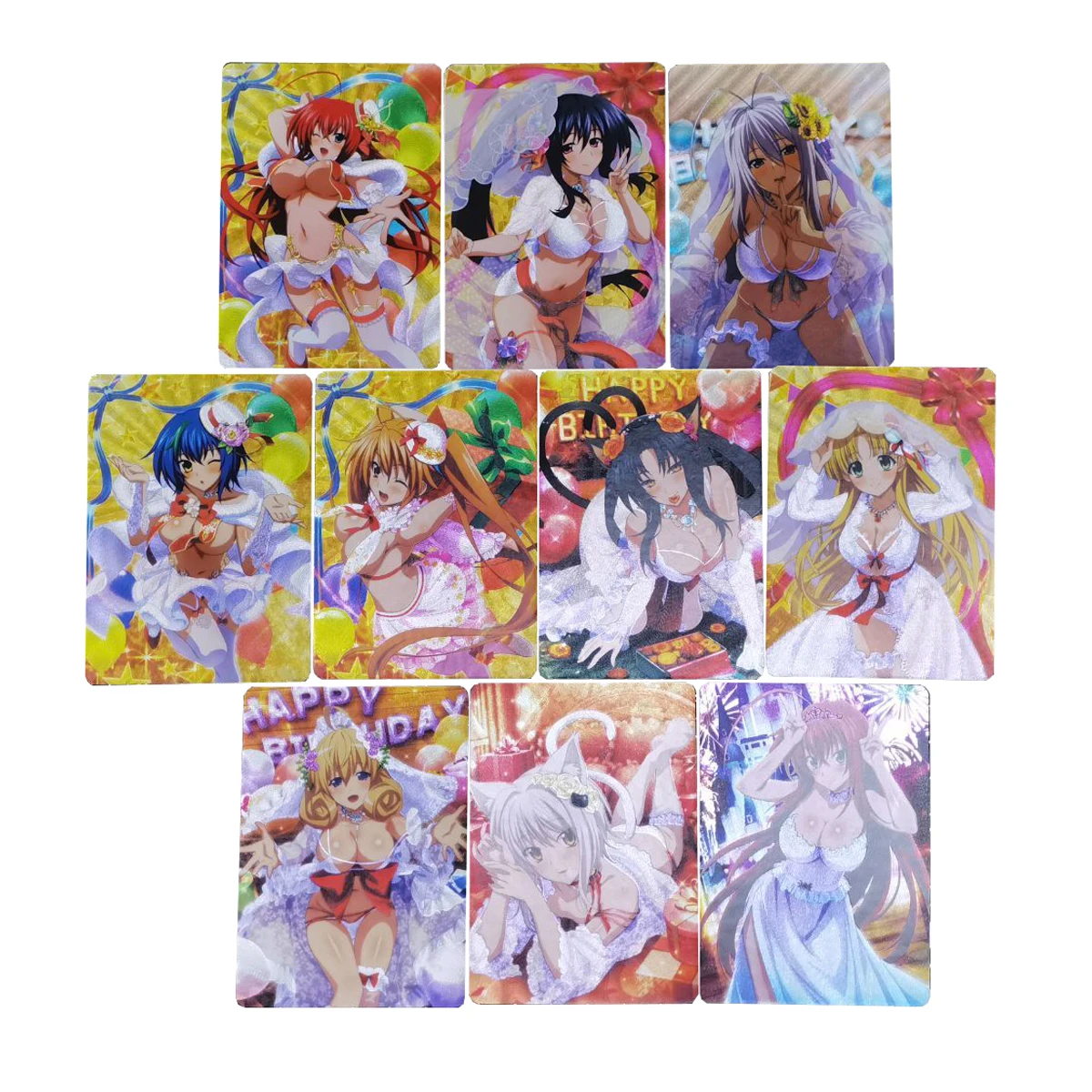 10Pcs/set Diy High School Dd Rias Gremory Collection Card Coarse Flash Asia Argento Himejima Akeno Anime Card Gift Toys
10Pcs/set Diy High School Dd Rias Gremory Collection Card Coarse Flash Asia Argento Himejima Akeno Anime Card Gift Toys