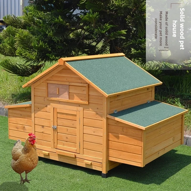 Chicken CoopShed Outdoor Solid Wooden Rainproof Sunproof Anti-corrosion Egg Laying Box Main House Garden Sub
Chicken CoopShed Outdoor Solid Wooden Rainproof Sunproof Anti-corrosion Egg Laying Box Main House Garden Sub