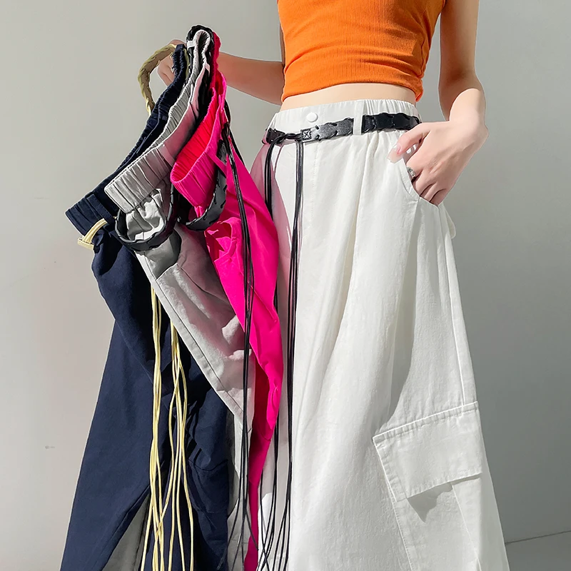 American Style High Waist Wide Leg Straight Cut Thin Washed Summer Work Pants for Women Trendy Casual Trousers
American Style High Waist Wide Leg Straight Cut Thin Washed Summer Work Pants for Women Trendy Casual Trousers