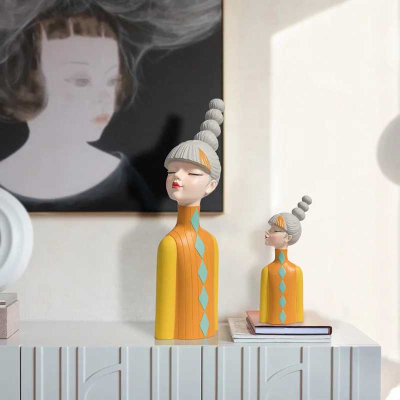 Creative Beauty Girl Statue Ornament Simple Home Ornament Resin Crafts Living Room Home Accessories Send Birthday Gifts fairy
Creative Beauty Girl Statue Ornament Simple Home Ornament Resin Crafts Living Room Home Accessories Send Birthday Gifts fairy