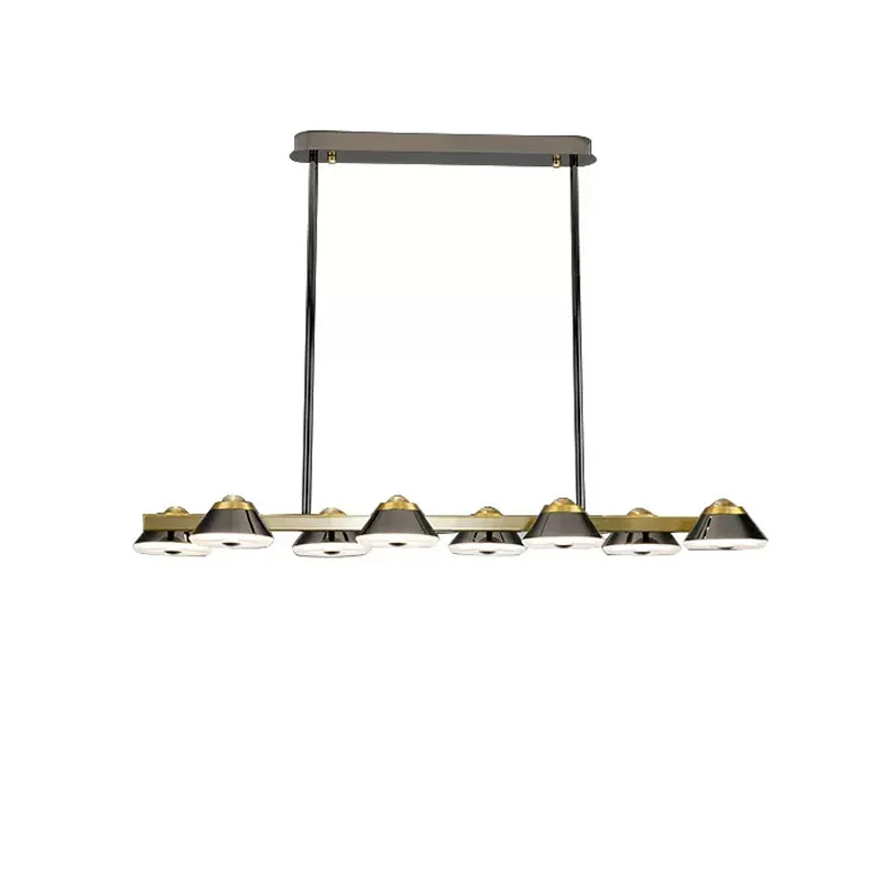 LED intelligent lighting restaurant chandelier modern simple high-end dining room dining table bar island table
LED intelligent lighting restaurant chandelier modern simple high-end dining room dining table bar island table