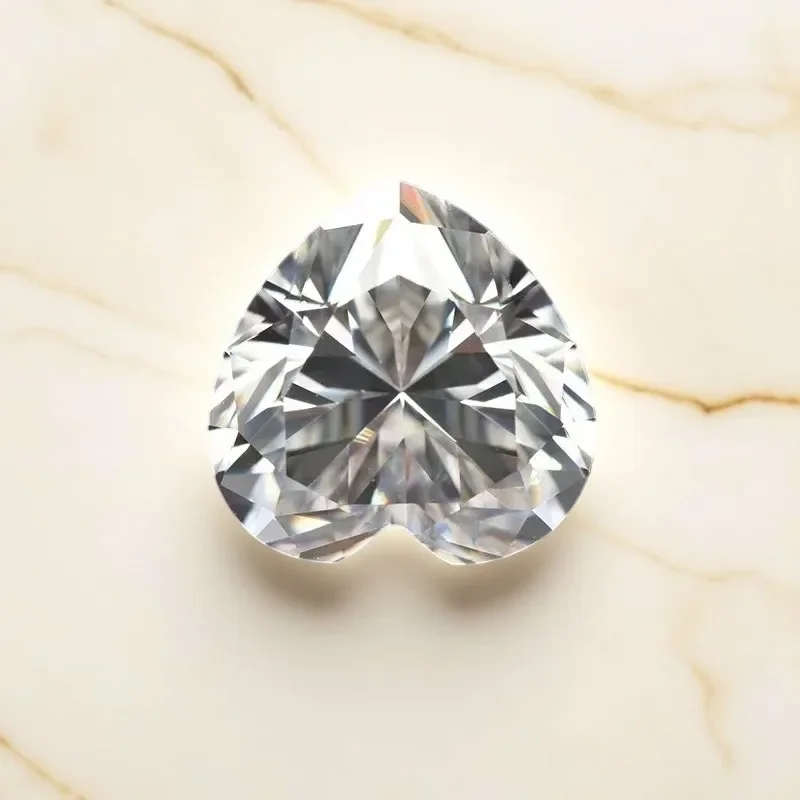 Heart Cut D Color Moissanite Stone VVS1 Lab Grown Gemstones for DIY Jewelry Making Pass Diamond Tester with GRA Certificate
Heart Cut D Color Moissanite Stone VVS1 Lab Grown Gemstones for DIY Jewelry Making Pass Diamond Tester with GRA Certificate