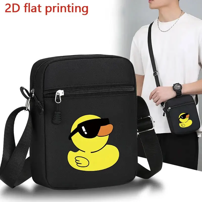 Cartoon Duck Design Men'S Outing Small Bag New Style Large Capacity Body Bag, Travel Small Backpack Hanging Bag Mobile Phone Bag
Cartoon Duck Design Men'S Outing Small Bag New Style Large Capacity Body Bag, Travel Small Backpack Hanging Bag Mobile Phone Bag