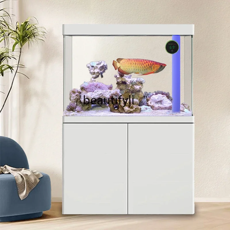 Modern Creative Glass Bottom Filter Living Room Fish Tank Goldfish Home Aquarium Wall Small and Medium Sized Fish Tank
Modern Creative Glass Bottom Filter Living Room Fish Tank Goldfish Home Aquarium Wall Small and Medium Sized Fish Tank