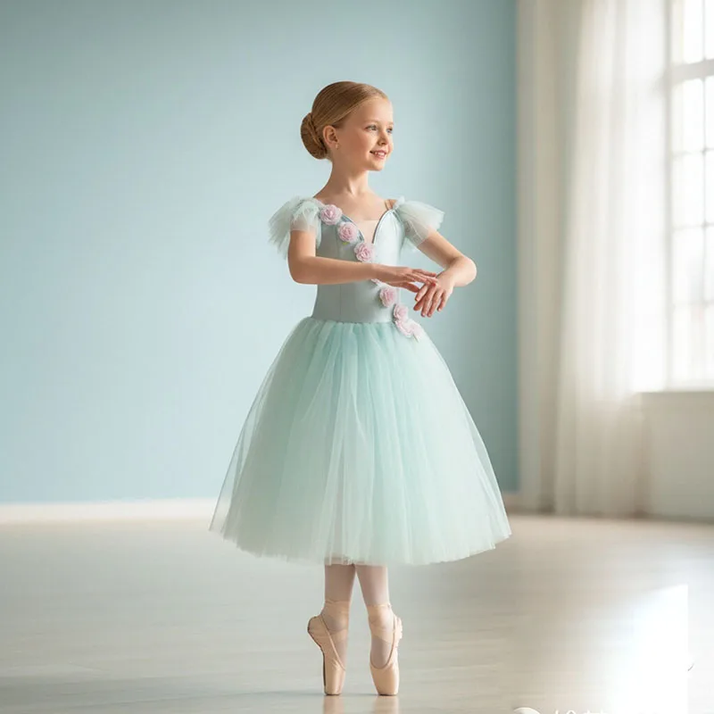 Green Girls' Ballet Tutu Skirt Dance Performance Clothing Professional Swan Lake Ballet Leotards ballet costume romantic tutu
Green Girls' Ballet Tutu Skirt Dance Performance Clothing Professional Swan Lake Ballet Leotards ballet costume romantic tutu