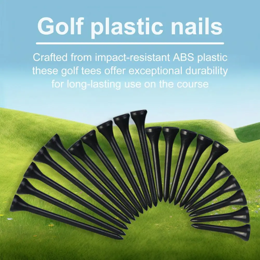 50 Pack Professional Golf Tees Plastic Ball Pegs Black Golf Tees Tall Golf Tees Bulk Reduce Side Spin And Friction
50 Pack Professional Golf Tees Plastic Ball Pegs Black Golf Tees Tall Golf Tees Bulk Reduce Side Spin And Friction