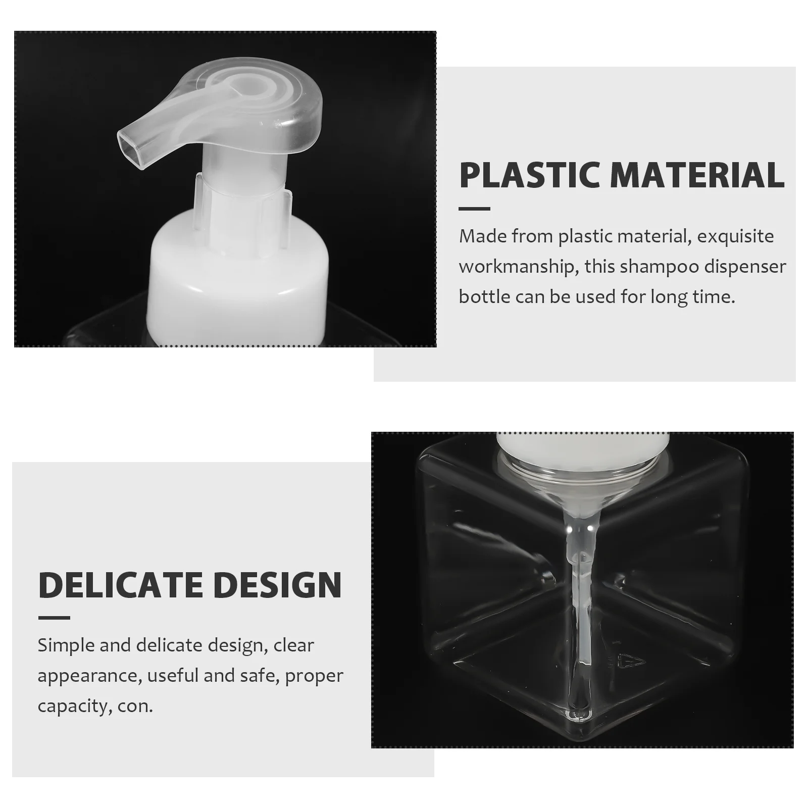 5Pcs Bubble Dispenser Bottle Plastic Clear Square Pump for Shampoo Lotion Refillable Press Pump Bottle Empty Lotion Dispenser
5Pcs Bubble Dispenser Bottle Plastic Clear Square Pump for Shampoo Lotion Refillable Press Pump Bottle Empty Lotion Dispenser