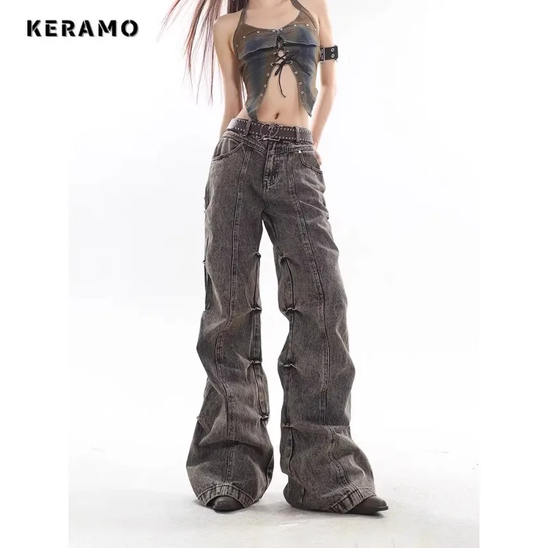 Women's Retro Wide Leg Baggy Casual Denim Trouser 2024 Spring Solid Color High Waist Loose Jeans Harajuku Vintage Fashion Pants
Women's Retro Wide Leg Baggy Casual Denim Trouser 2024 Spring Solid Color High Waist Loose Jeans Harajuku Vintage Fashion Pants