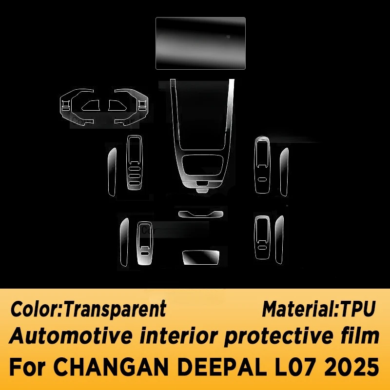 For CHANGAN DEEPAL L07 2025 Gearbox Panel Dashboard Navigation Automotive Interior Protective Film TPU Anti-Scratch Sticker
For CHANGAN DEEPAL L07 2025 Gearbox Panel Dashboard Navigation Automotive Interior Protective Film TPU Anti-Scratch Sticker