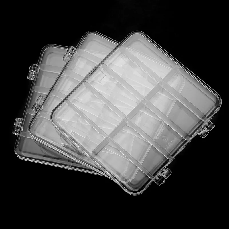 1pcs Transparent box 10grids size 105x105x17mm
1pcs Transparent box 10grids size 105x105x17mm