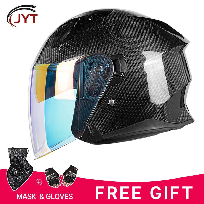 Windproof Design Carbon Fiber 3/4 Helmet Detachable Lining with Proof Ventilation Suitable for Moto Cruiser Urban Riding
Windproof Design Carbon Fiber 3/4 Helmet Detachable Lining with Proof Ventilation Suitable for Moto Cruiser Urban Riding