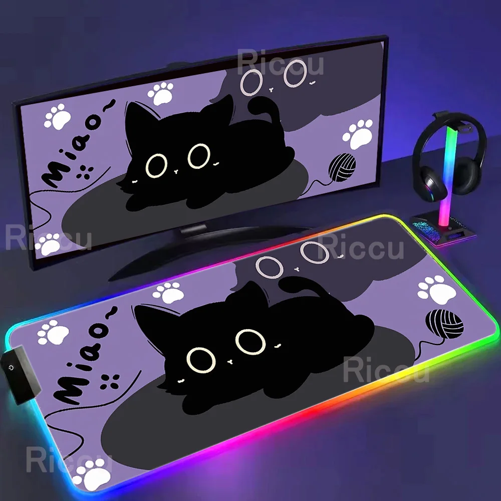 HD Printing Large Kawaii Gamer Mouse Pad Cute Cat RGB Mouse Pad Art DeskMat Computer Gaming Accessories Carpet 900x400 Play Mats
HD Printing Large Kawaii Gamer Mouse Pad Cute Cat RGB Mouse Pad Art DeskMat Computer Gaming Accessories Carpet 900x400 Play Mats