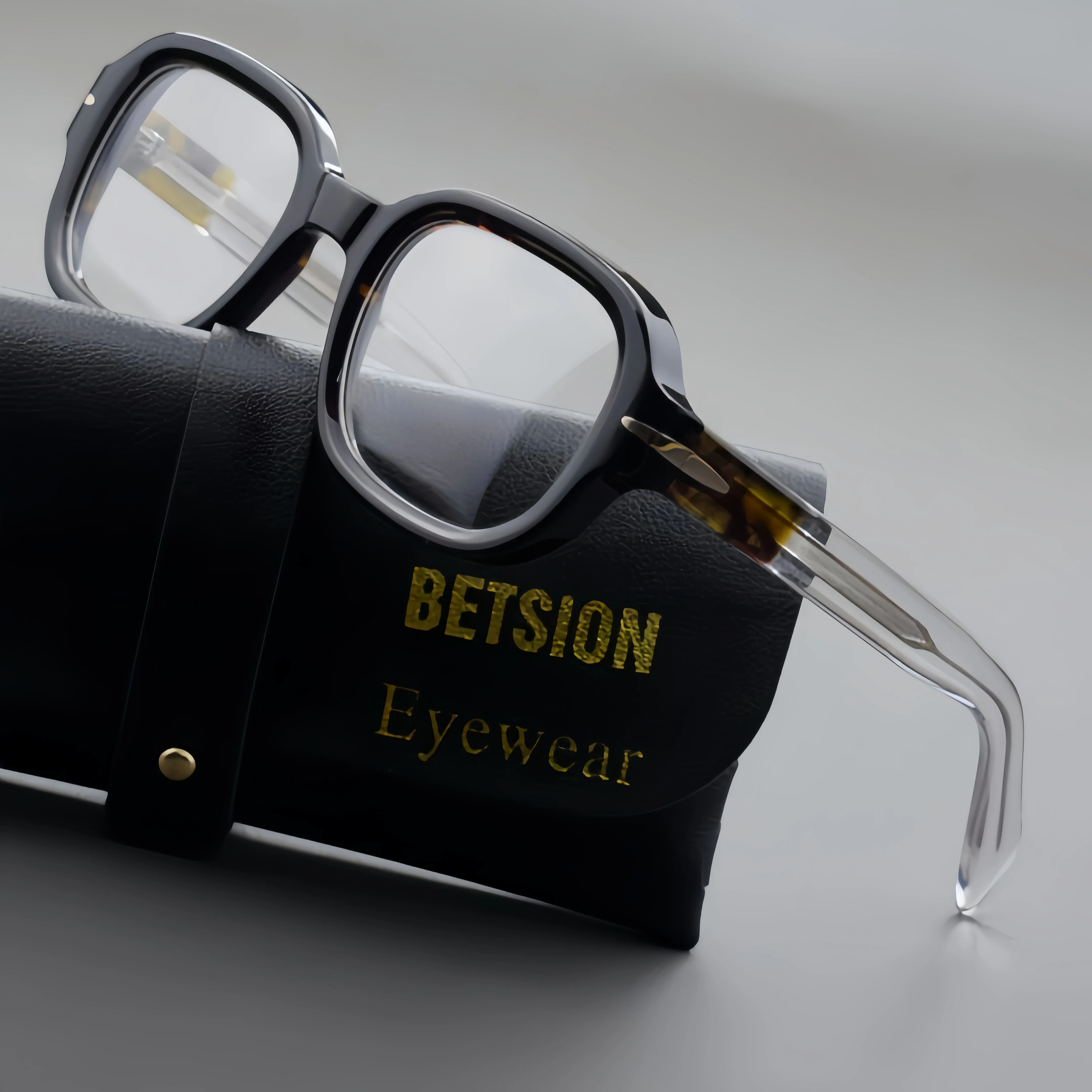 BETSION Vintage Handmade Thick Square Acetate Eyeglass Frame 50mm Full Rim Glasses for Men Women Eyewear Comfortable Casual Use
BETSION Vintage Handmade Thick Square Acetate Eyeglass Frame 50mm Full Rim Glasses for Men Women Eyewear Comfortable Casual Use