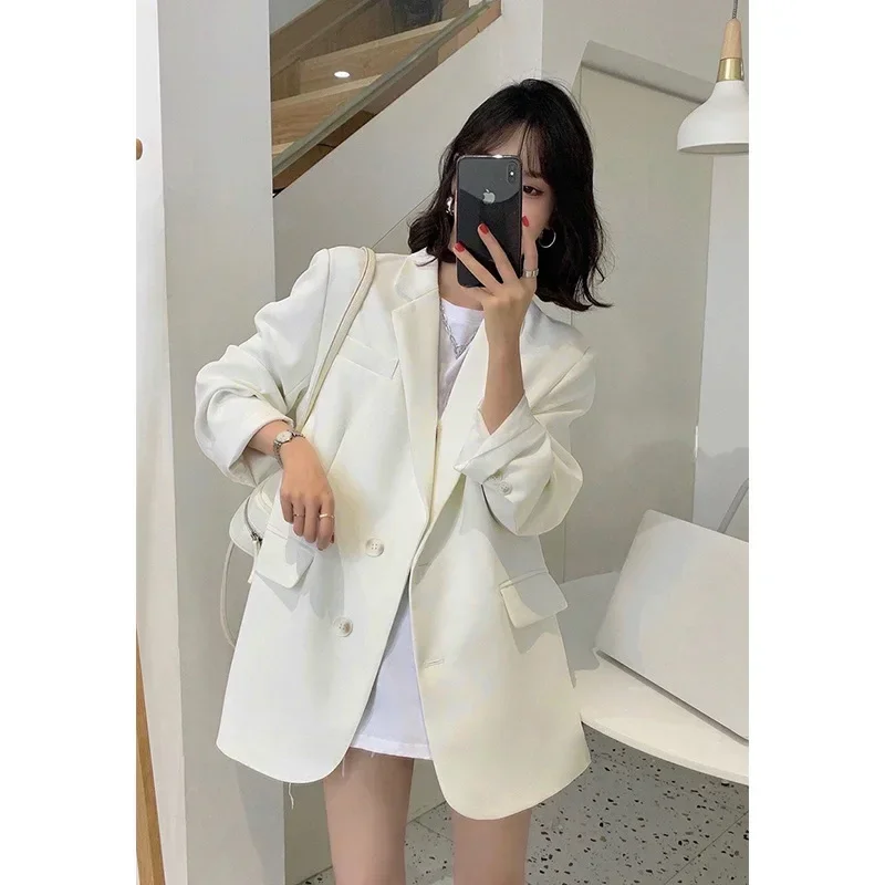 White Women Suits 1 Piece Blazer Spring Jacket Formal Office Lady Business Work Wear Fashion Girl Loose Coat Outfit Prom Dress
White Women Suits 1 Piece Blazer Spring Jacket Formal Office Lady Business Work Wear Fashion Girl Loose Coat Outfit Prom Dress