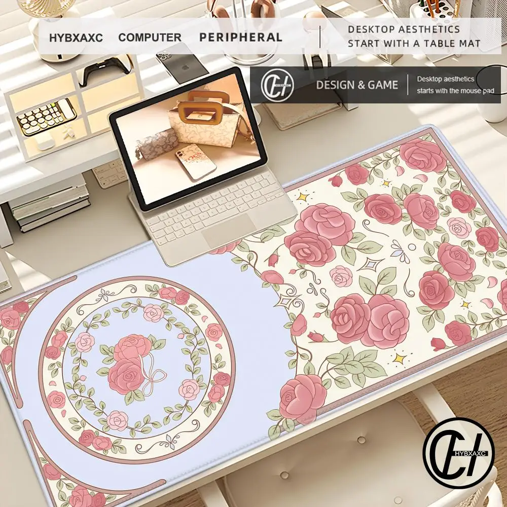 HYBXAXC Mouse Pad Laptop Accessories Gamer Rug Vintage Flower Pattern Keyboard Pad Bunny Kawaii DeskMat Carpet Gaming Mouse Mats
HYBXAXC Mouse Pad Laptop Accessories Gamer Rug Vintage Flower Pattern Keyboard Pad Bunny Kawaii DeskMat Carpet Gaming Mouse Mats