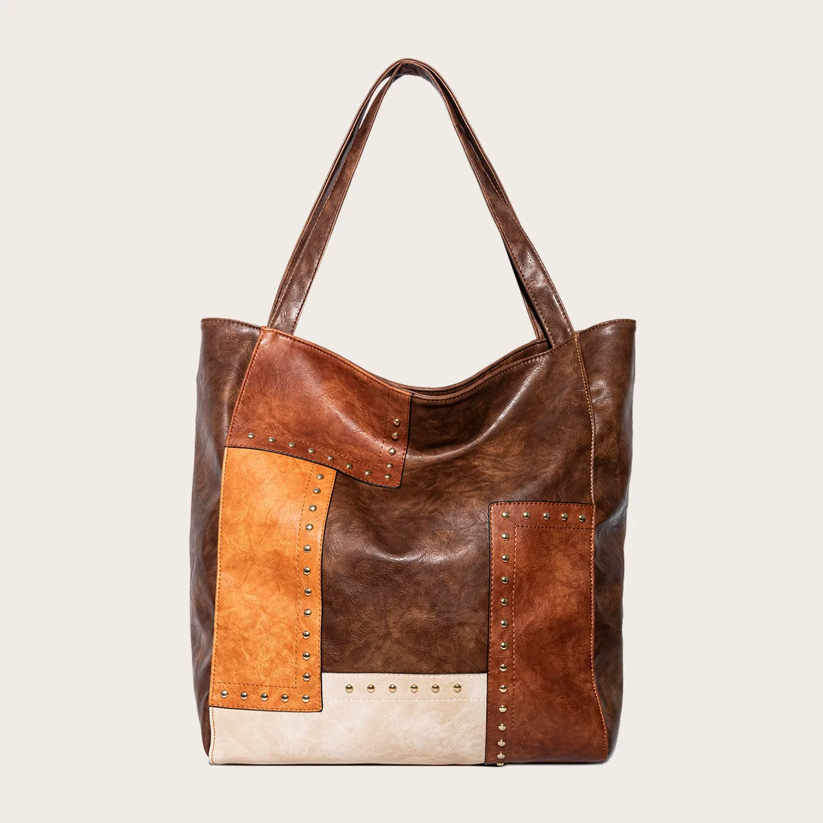 Tote Bag for Women Handmade Vintage Patchwork Shoulder School Bag Soft leather tote Shopper Bag Large Capacity
Tote Bag for Women Handmade Vintage Patchwork Shoulder School Bag Soft leather tote Shopper Bag Large Capacity